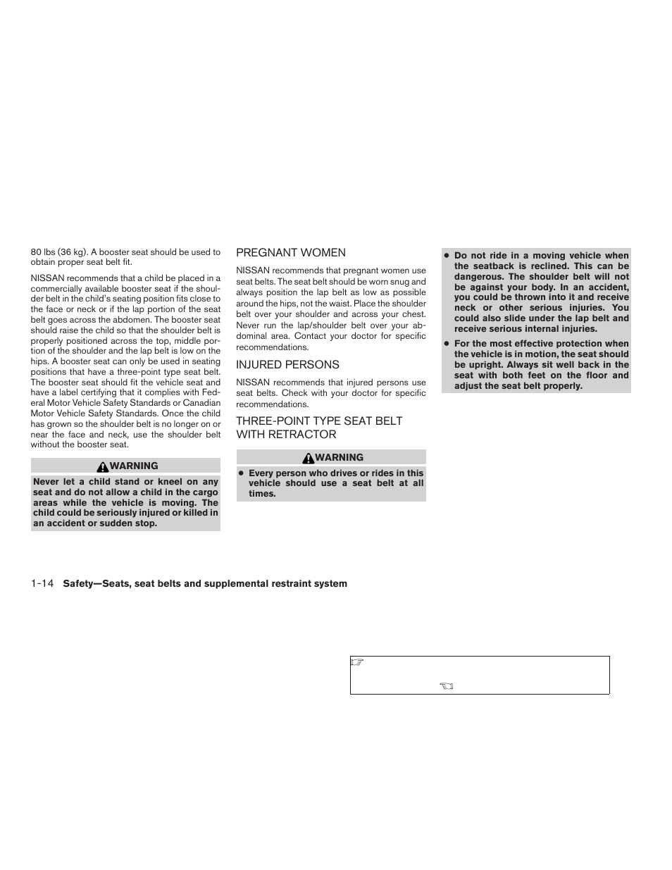 NISSAN 2009 Xterra User Manual | Page 30 / 336