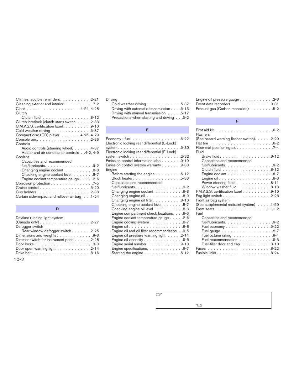 NISSAN 2009 Xterra User Manual | Page 330 / 336