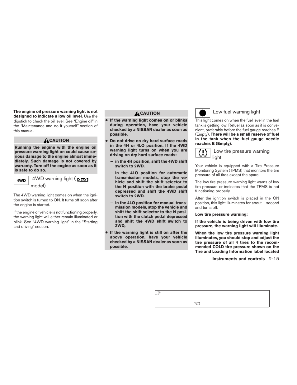 NISSAN 2009 Xterra User Manual | Page 91 / 336