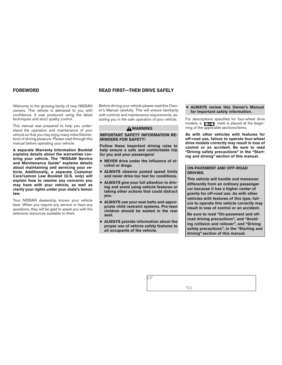 NISSAN 2009 Titan User Manual | 408 pages