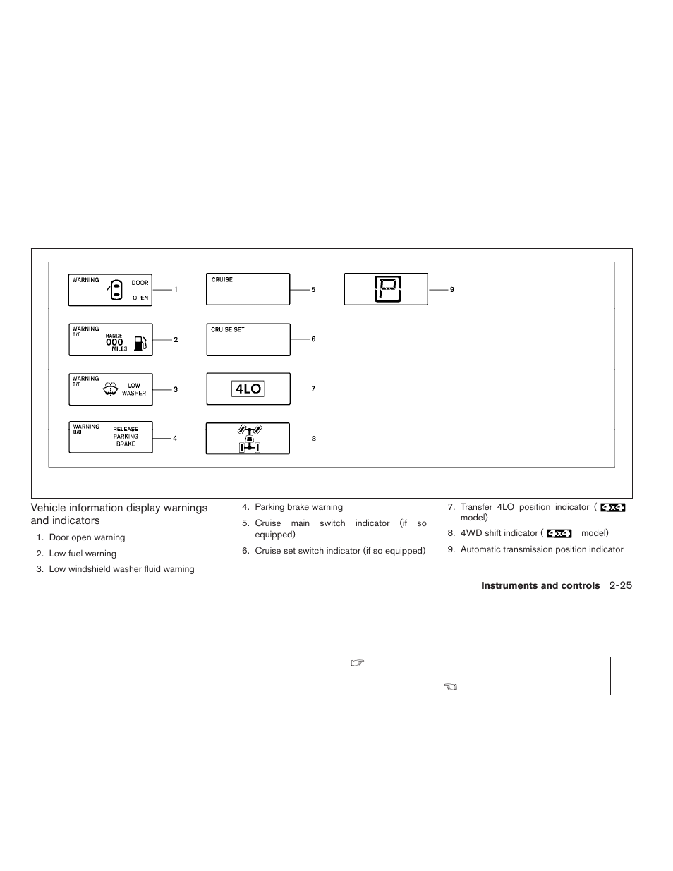 NISSAN 2009 Titan User Manual | Page 103 / 408