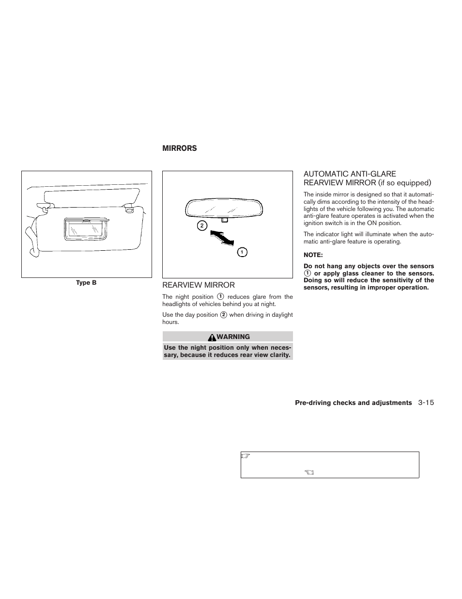 Mirrors -15, If so equipped) -15 | NISSAN 2009 Titan User Manual | Page 155 / 408