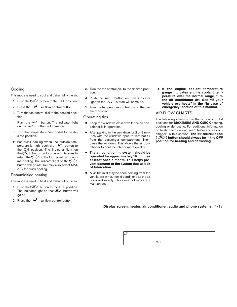 Air flow charts -17 | NISSAN 2009 Titan User Manual | Page 183 / 408