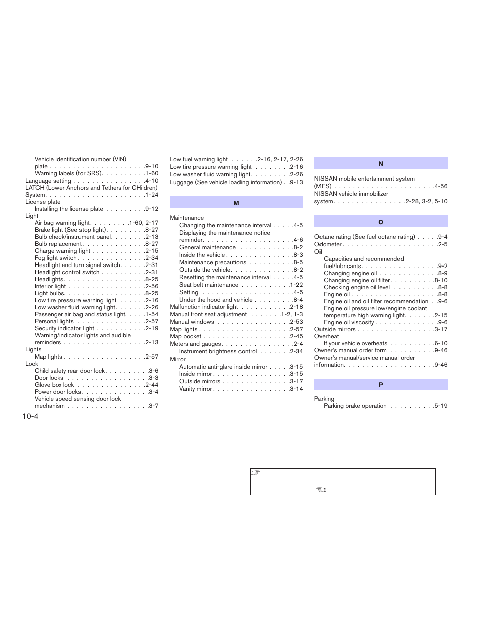 NISSAN 2009 Titan User Manual | Page 398 / 408