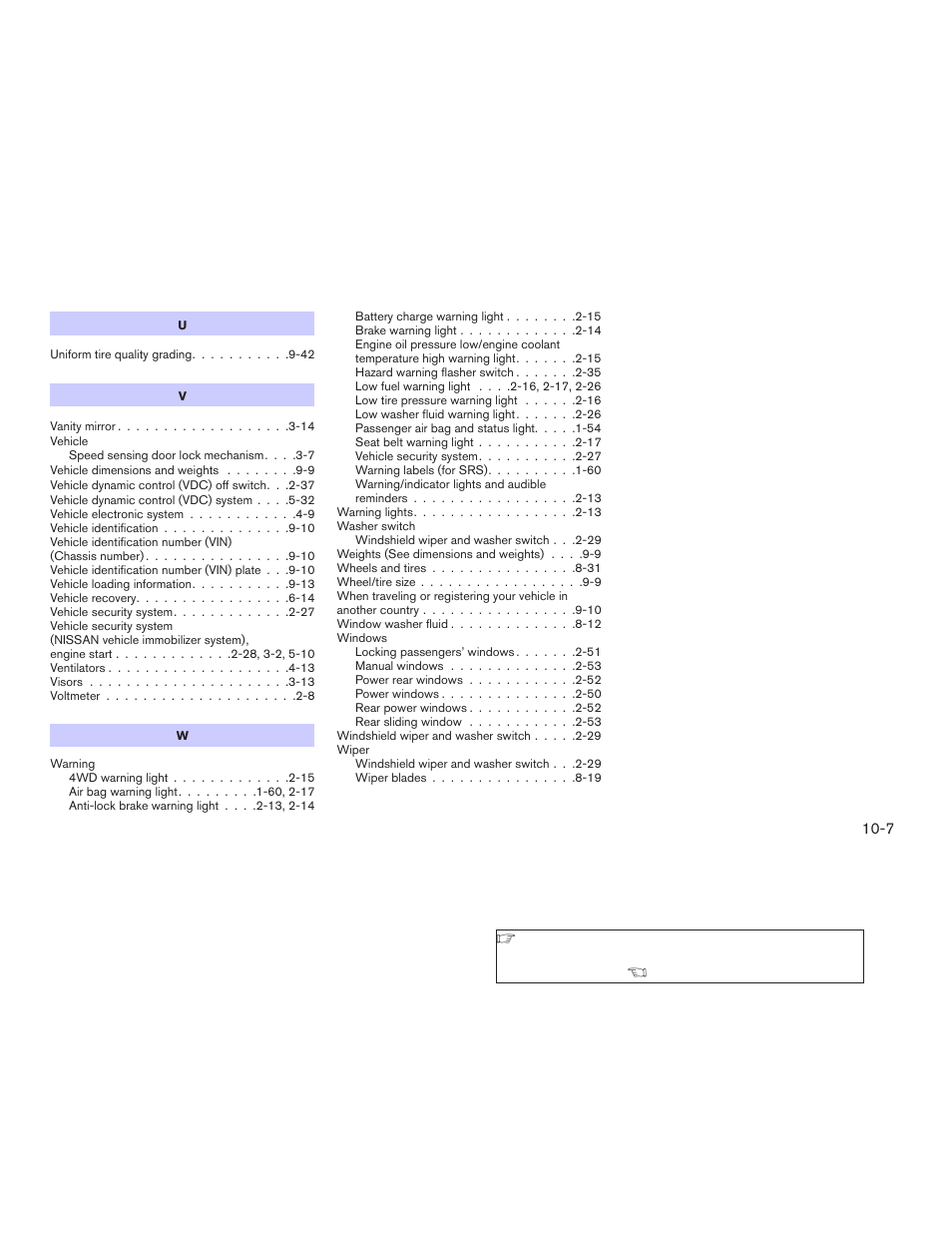 NISSAN 2009 Titan User Manual | Page 401 / 408