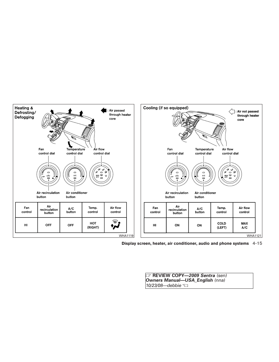 NISSAN 2009 Sentra User Manual | Page 157 / 326