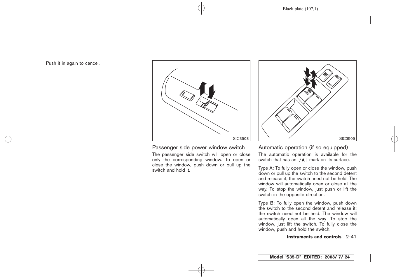 NISSAN 2009 Rogue User Manual | Page 109 / 316