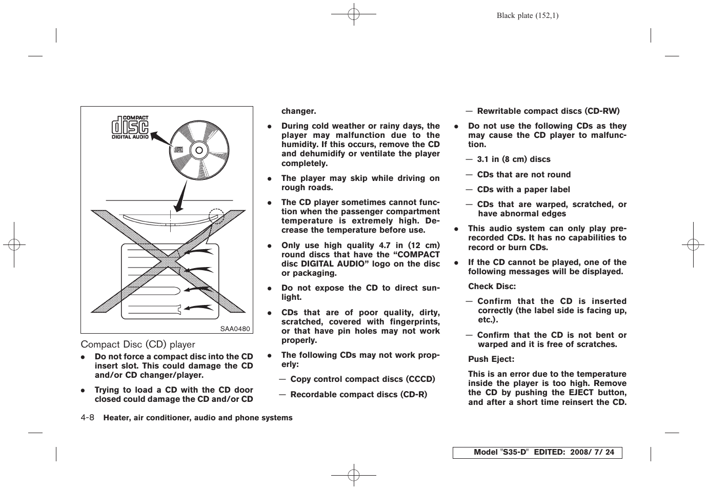 NISSAN 2009 Rogue User Manual | Page 154 / 316