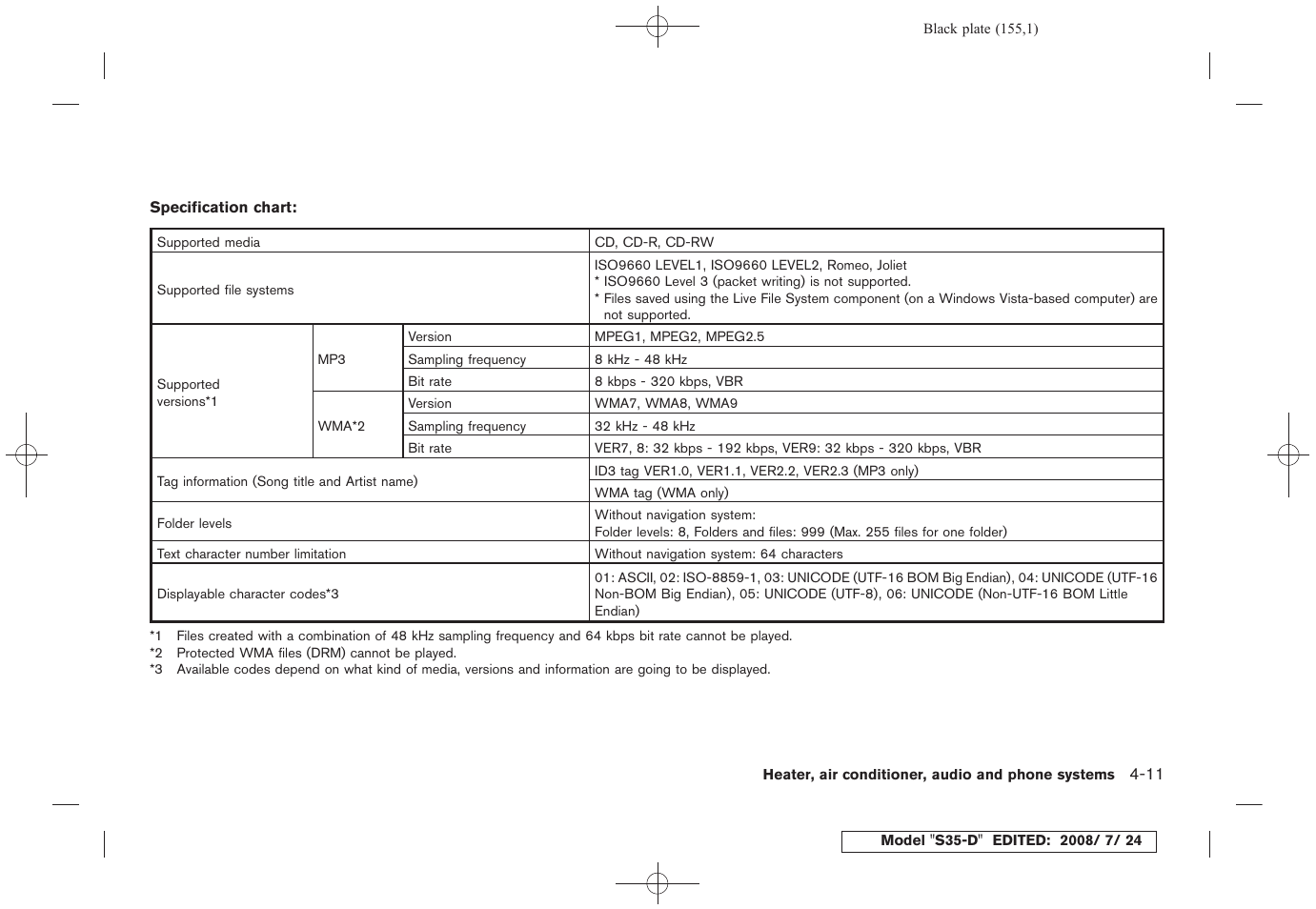 NISSAN 2009 Rogue User Manual | Page 157 / 316