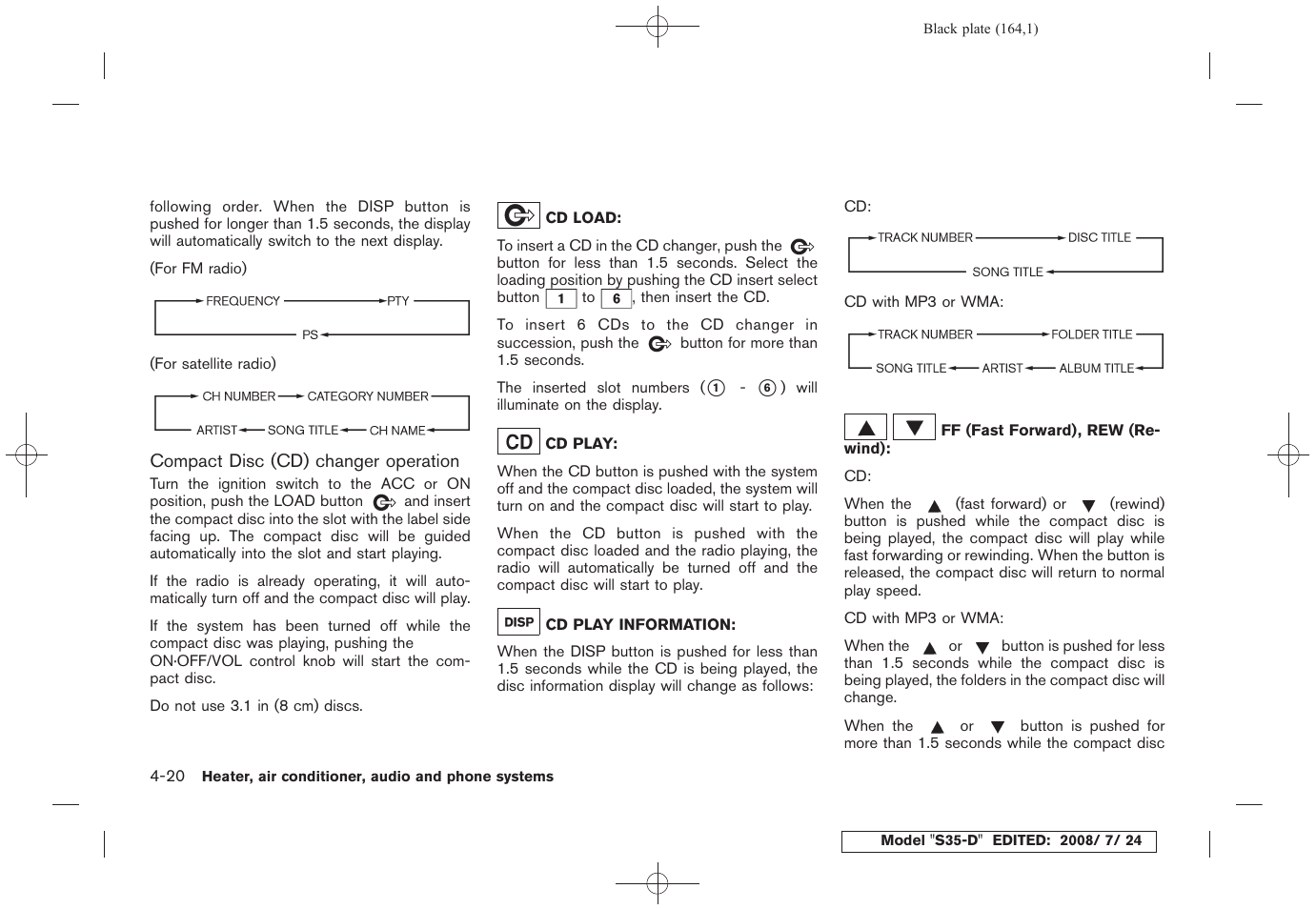 NISSAN 2009 Rogue User Manual | Page 166 / 316