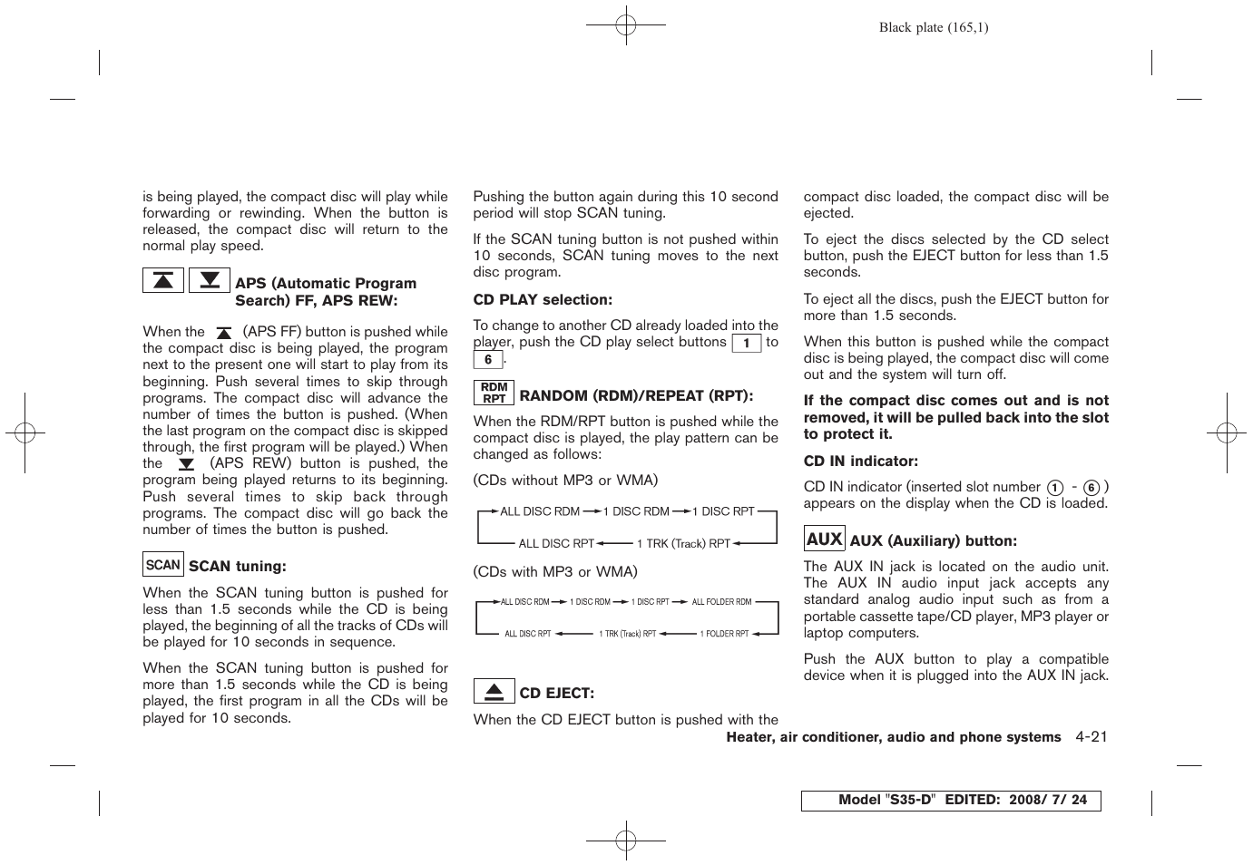 NISSAN 2009 Rogue User Manual | Page 167 / 316