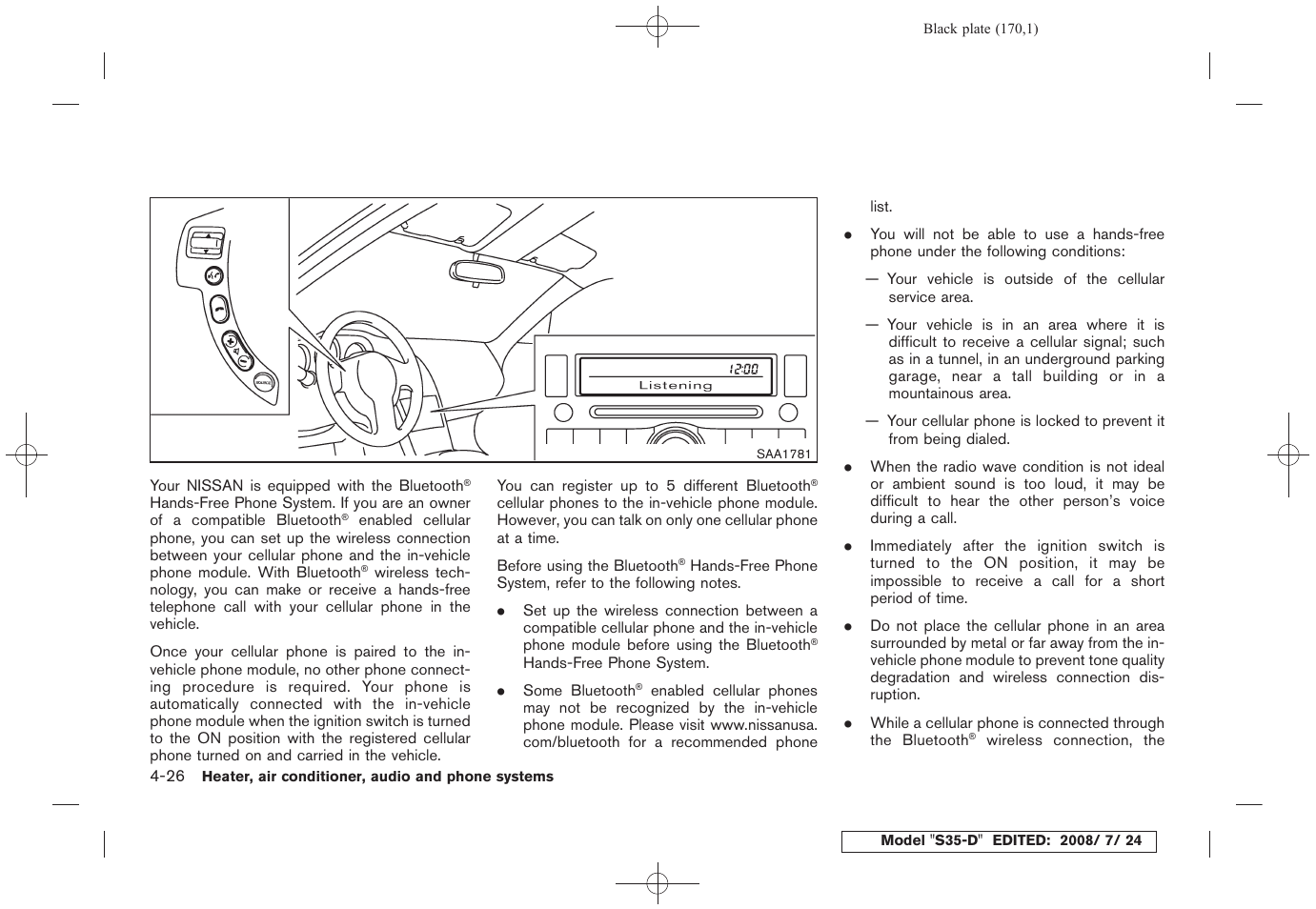 NISSAN 2009 Rogue User Manual | Page 172 / 316
