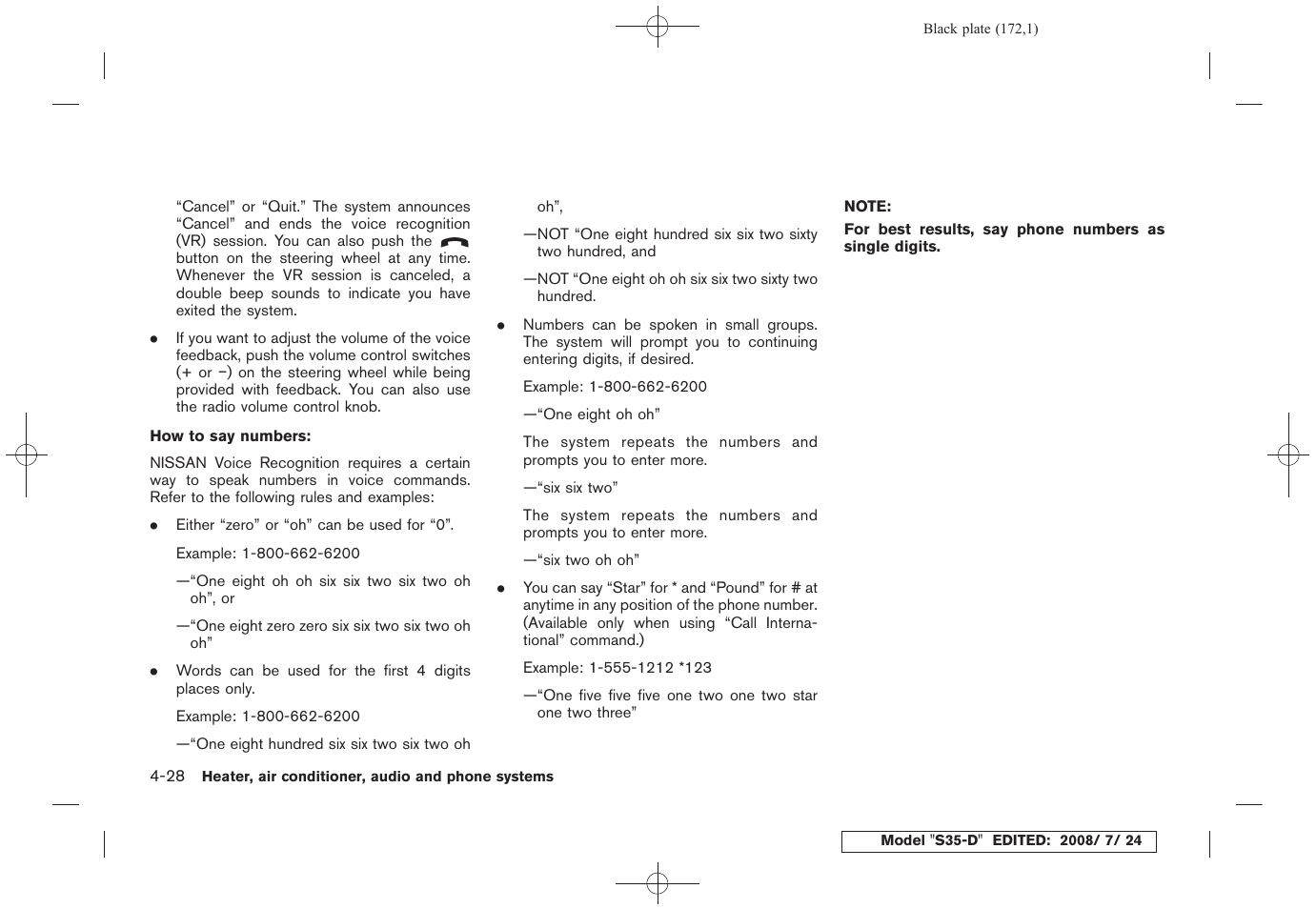 NISSAN 2009 Rogue User Manual | Page 174 / 316
