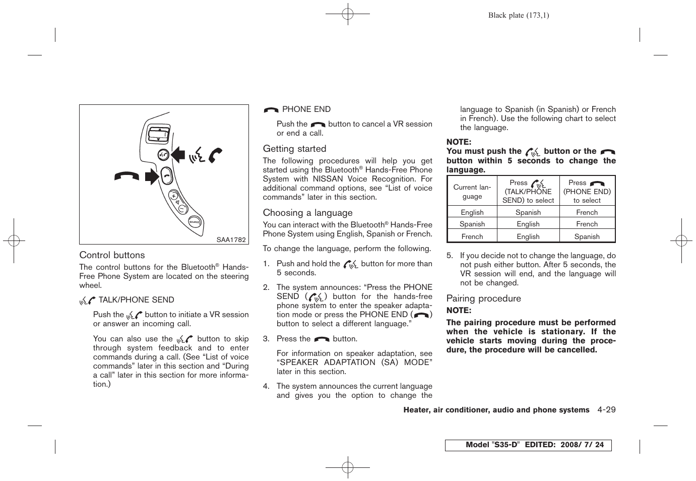 NISSAN 2009 Rogue User Manual | Page 175 / 316