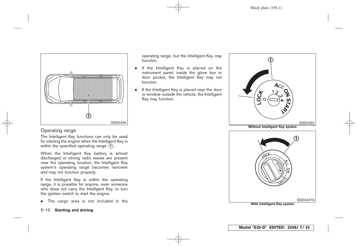 NISSAN 2009 Rogue User Manual | Page 196 / 316
