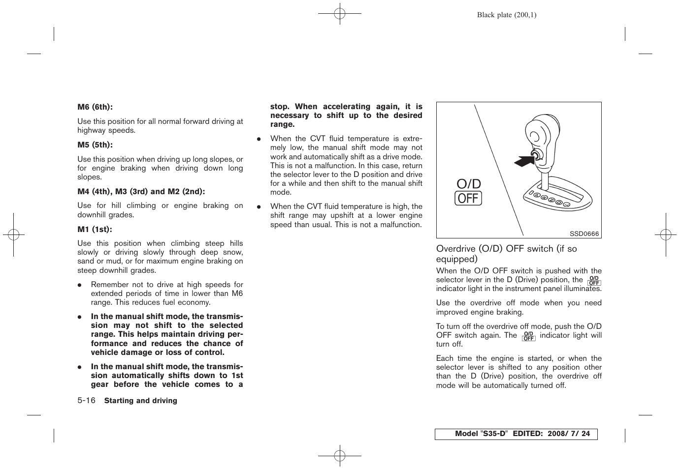 NISSAN 2009 Rogue User Manual | Page 202 / 316