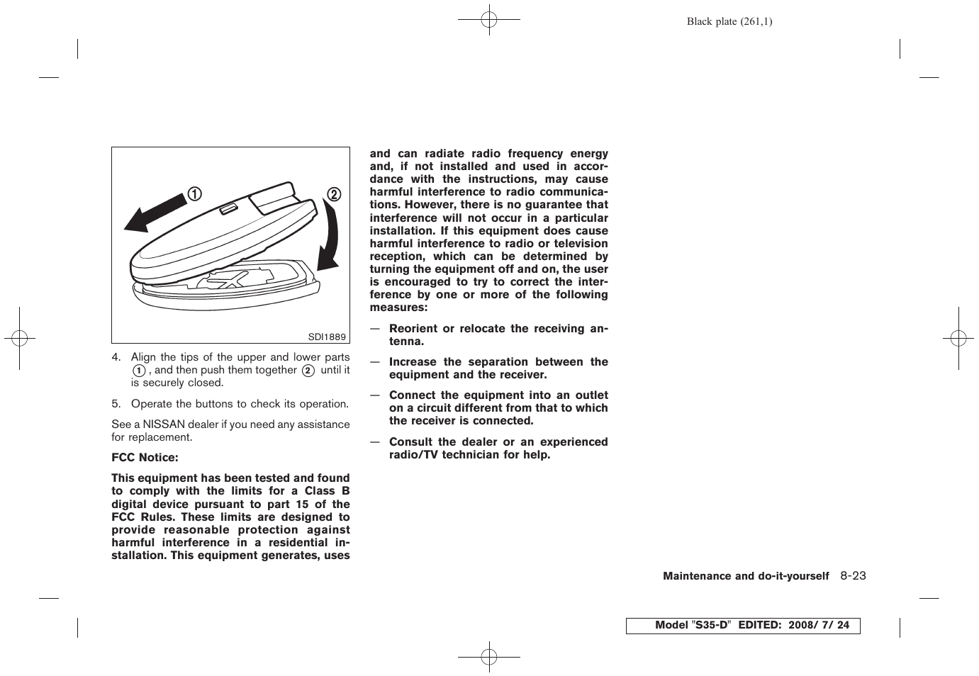NISSAN 2009 Rogue User Manual | Page 263 / 316