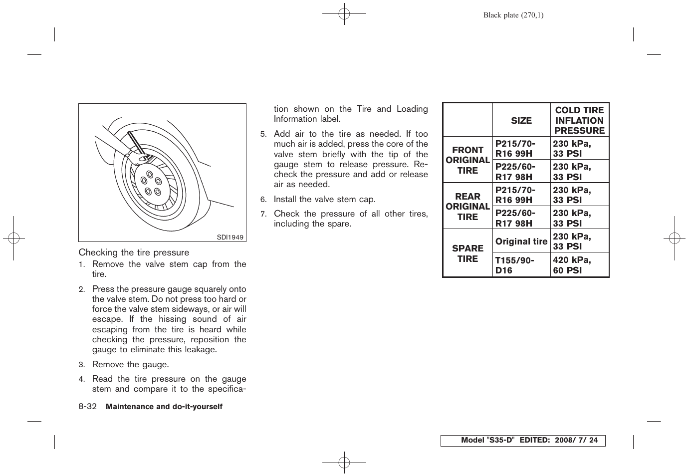 NISSAN 2009 Rogue User Manual | Page 272 / 316