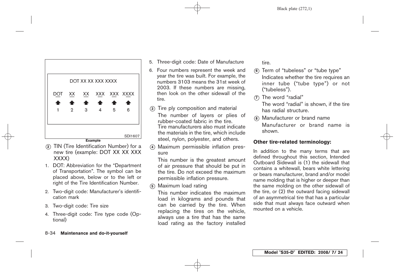 NISSAN 2009 Rogue User Manual | Page 274 / 316