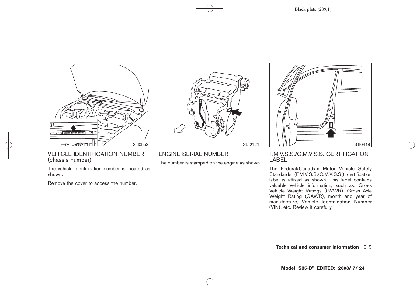 NISSAN 2009 Rogue User Manual | Page 289 / 316