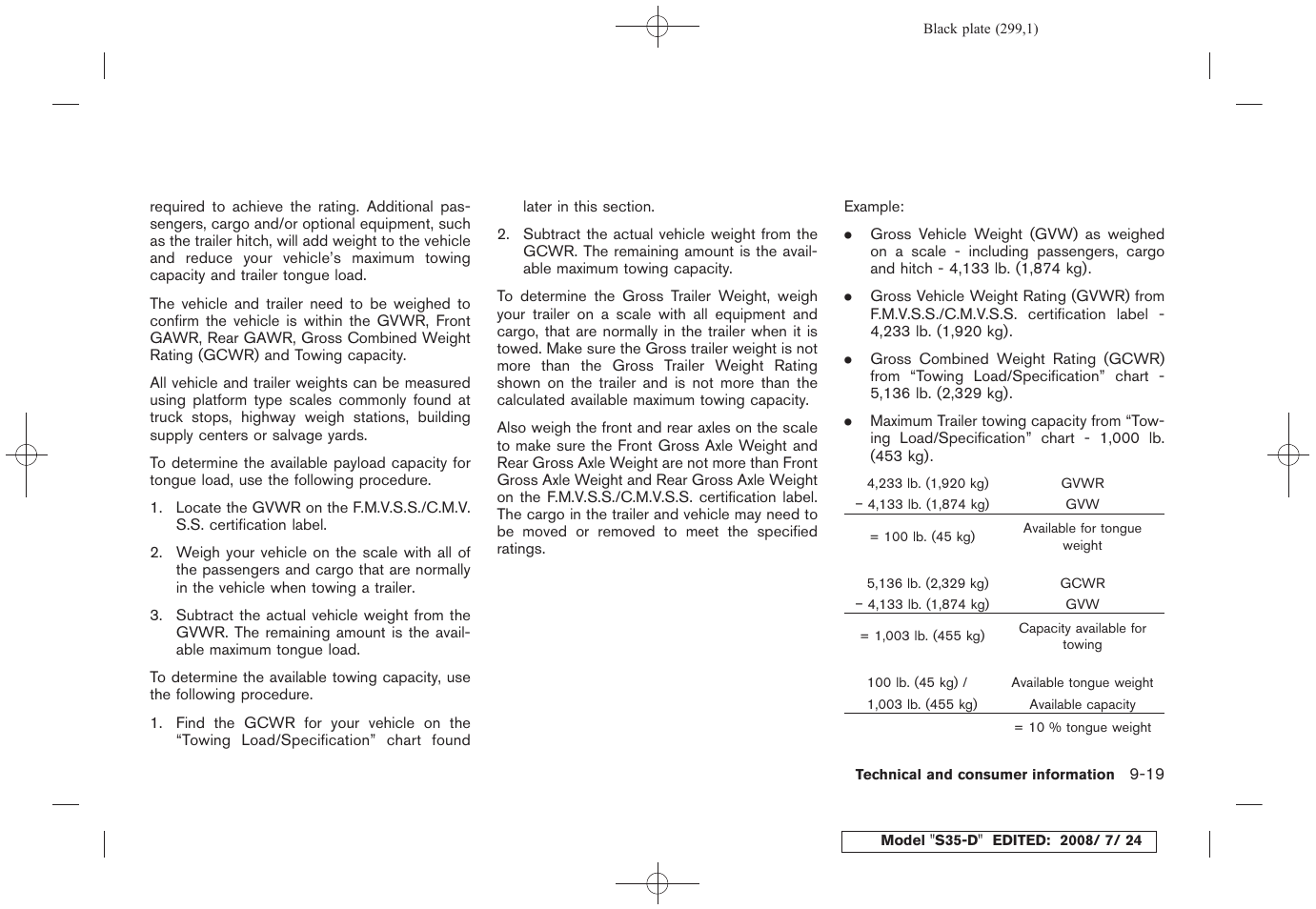 NISSAN 2009 Rogue User Manual | Page 299 / 316