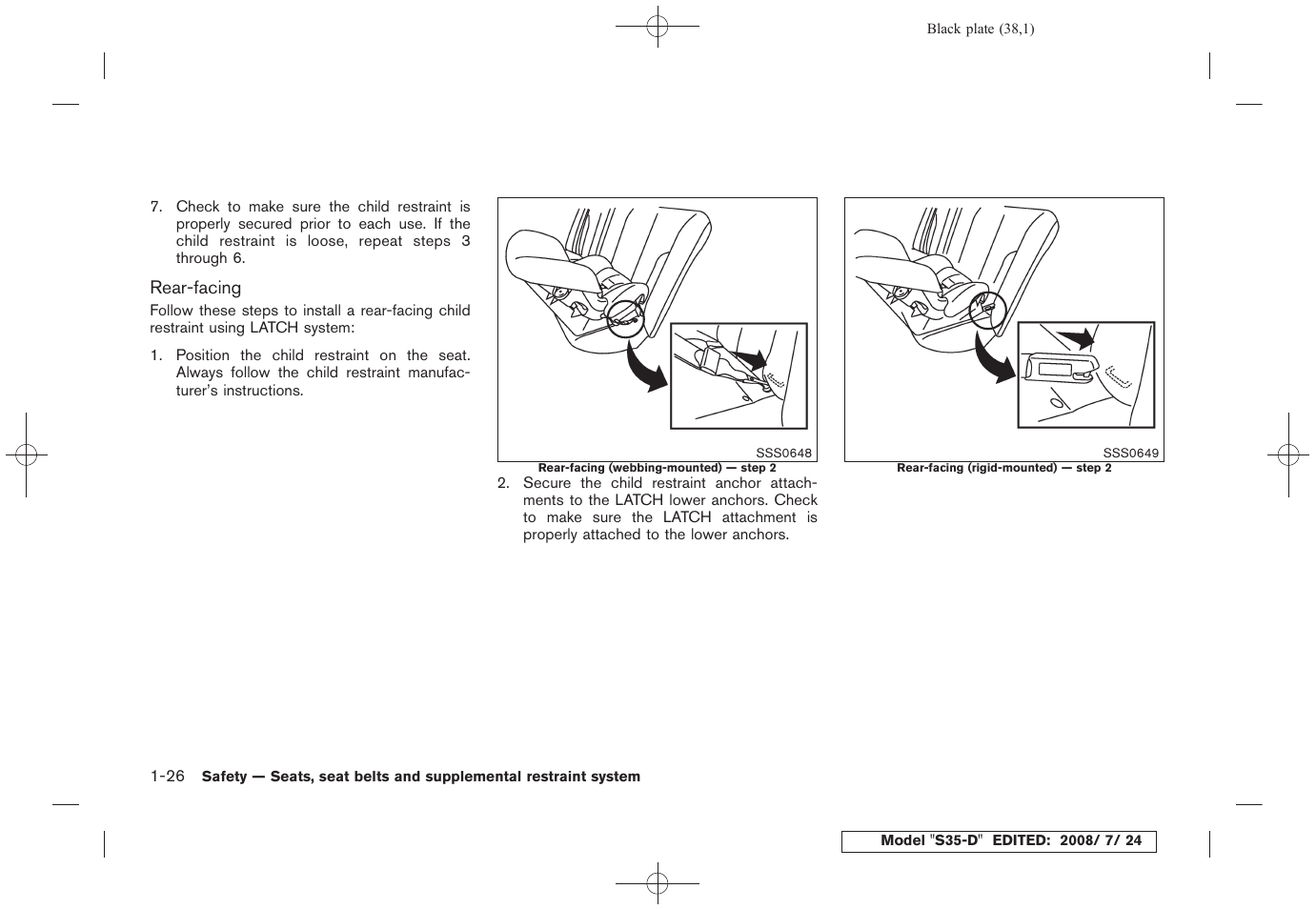 NISSAN 2009 Rogue User Manual | Page 39 / 316