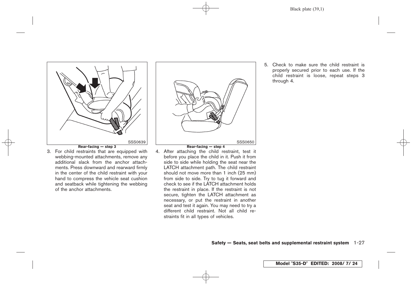 NISSAN 2009 Rogue User Manual | Page 40 / 316