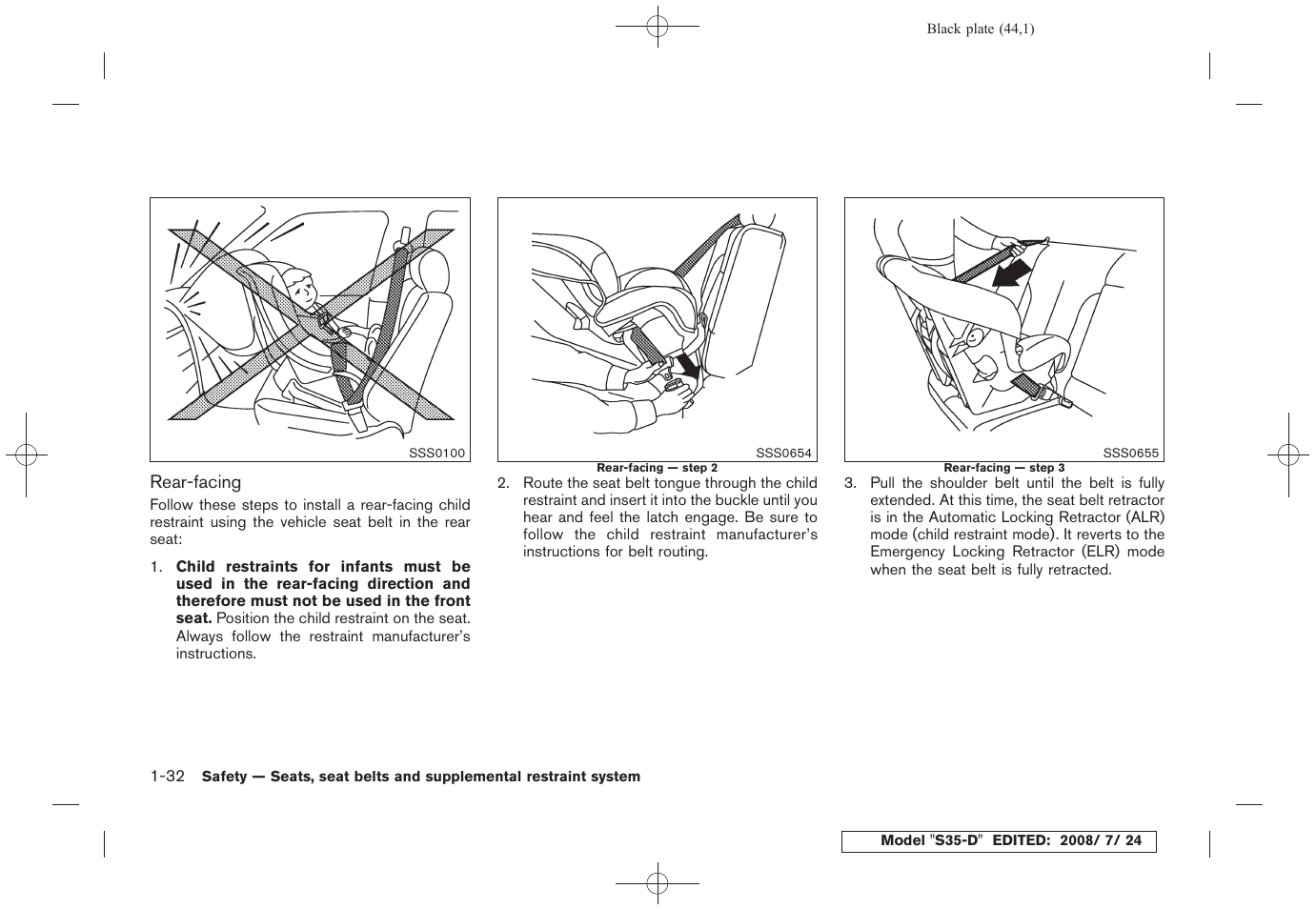 NISSAN 2009 Rogue User Manual | Page 45 / 316