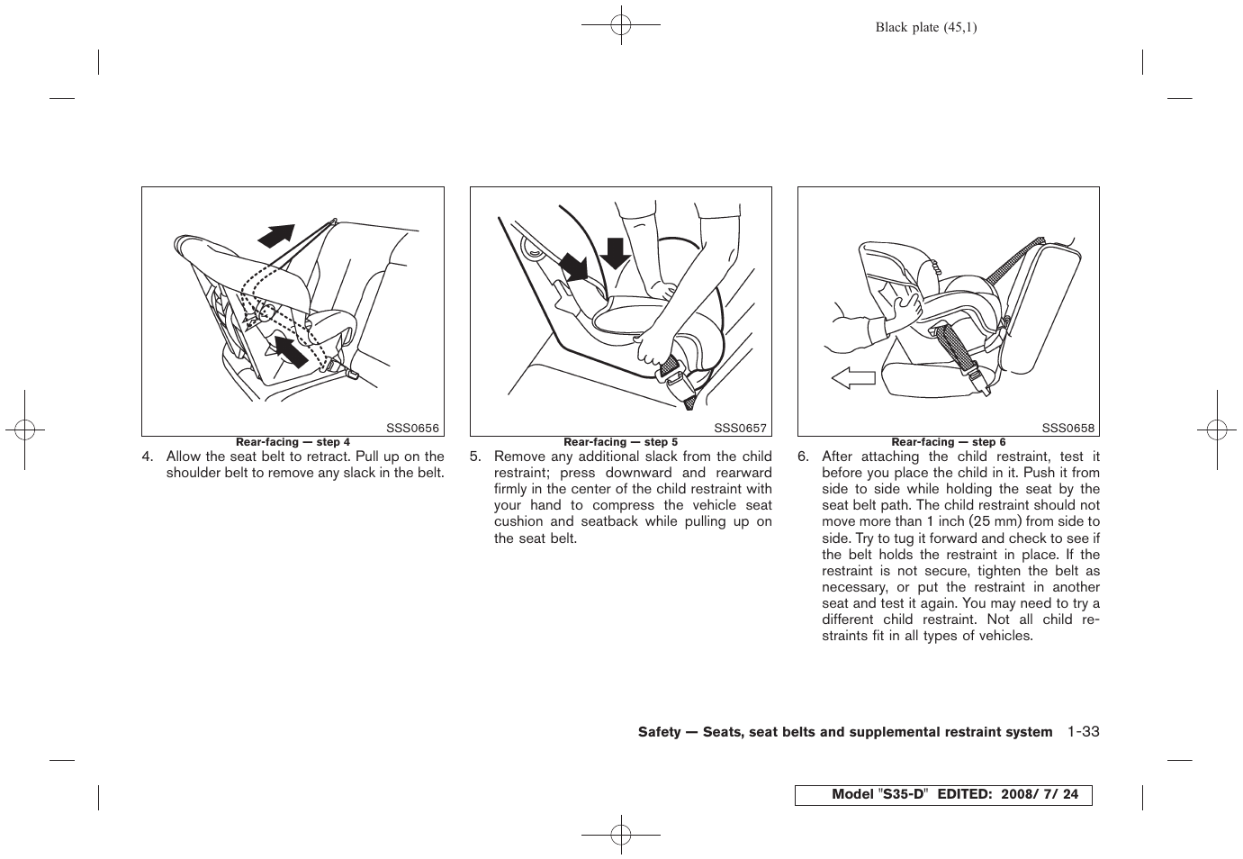 NISSAN 2009 Rogue User Manual | Page 46 / 316