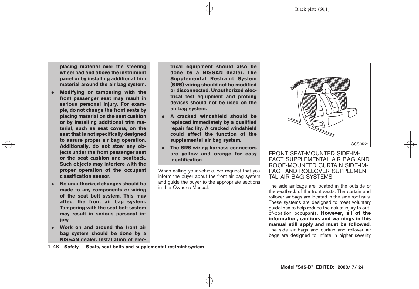 NISSAN 2009 Rogue User Manual | Page 61 / 316