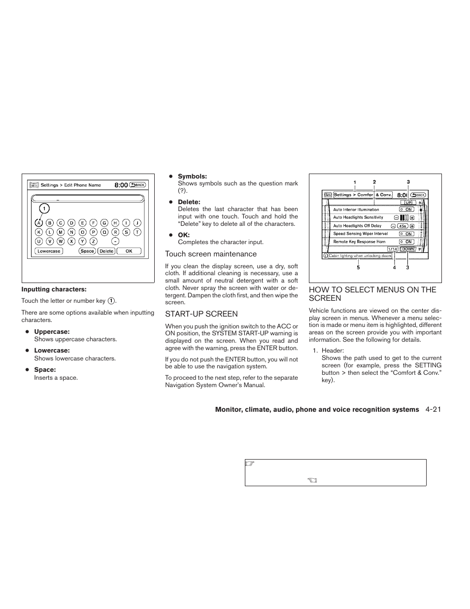 NISSAN 2009 Pathfinder User Manual | Page 187 / 471