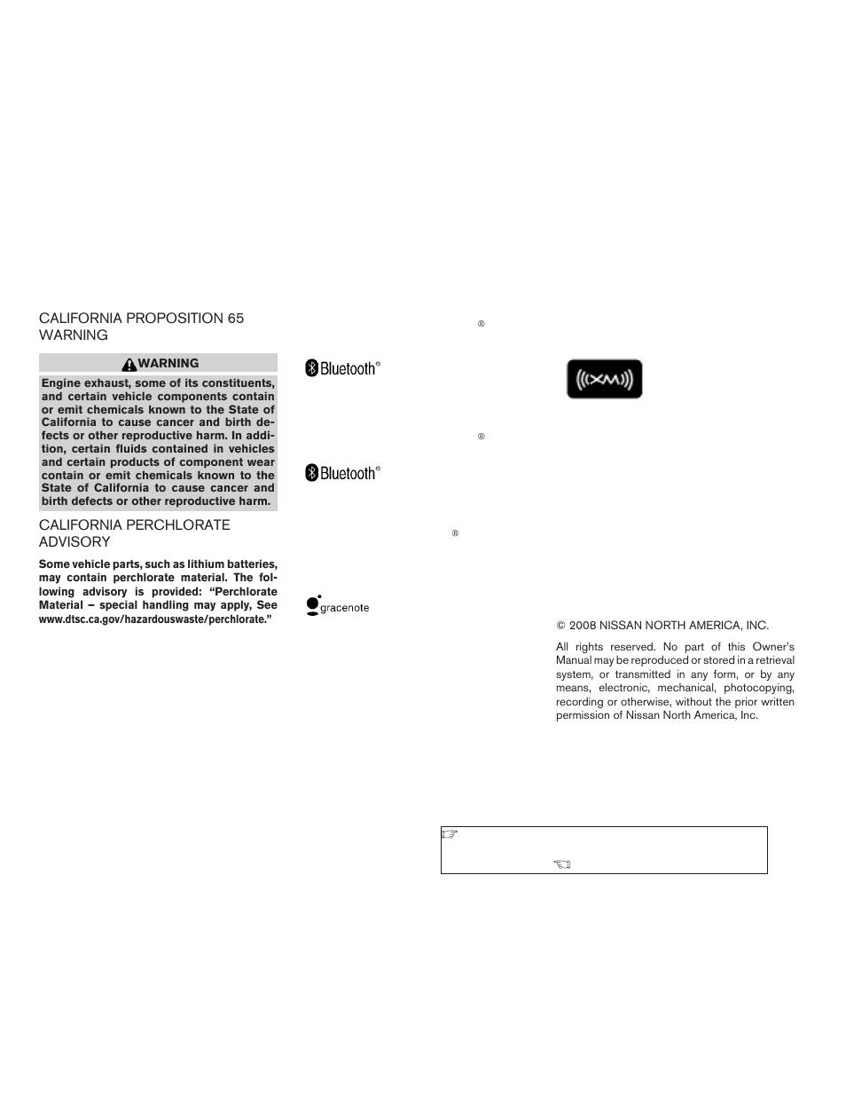 NISSAN 2009 Pathfinder User Manual | Page 3 / 471