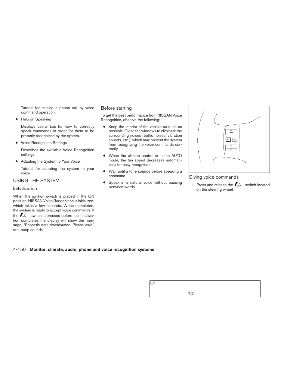 Using the system -150 | NISSAN 2009 Pathfinder User Manual | Page 316 / 471