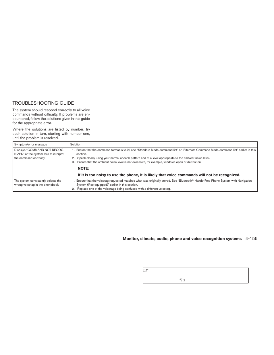 Troubleshooting guide -155, Troubleshooting guide | NISSAN 2009 Pathfinder User Manual | Page 321 / 471