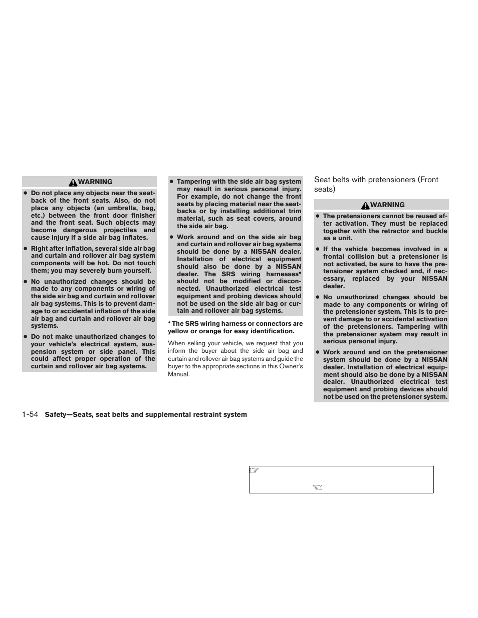 NISSAN 2009 Pathfinder User Manual | Page 72 / 471