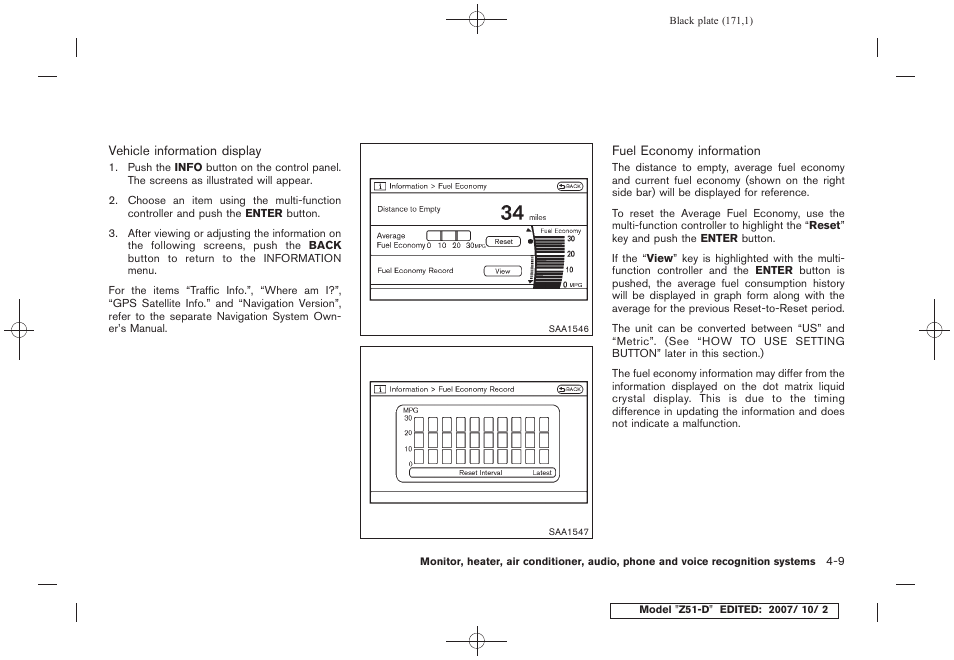 NISSAN 2009 Murano User Manual | Page 173 / 443