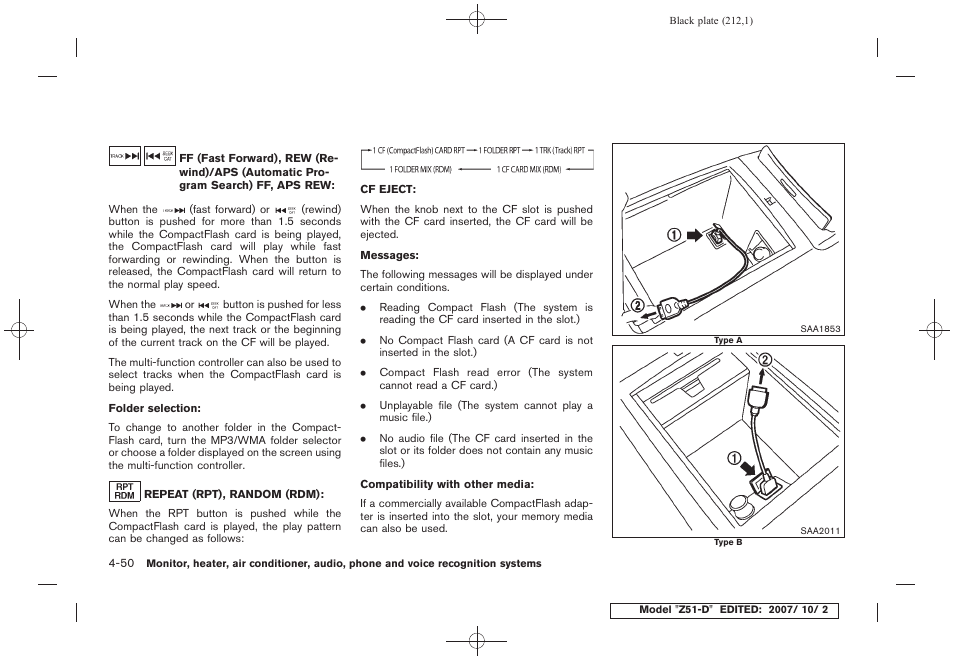 NISSAN 2009 Murano User Manual | Page 214 / 443