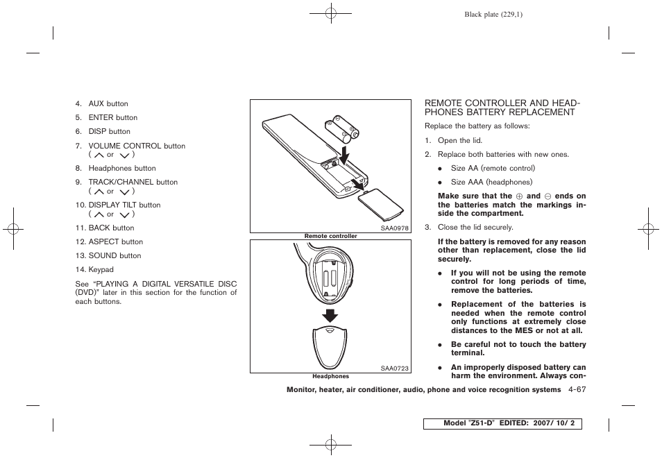 NISSAN 2009 Murano User Manual | Page 231 / 443