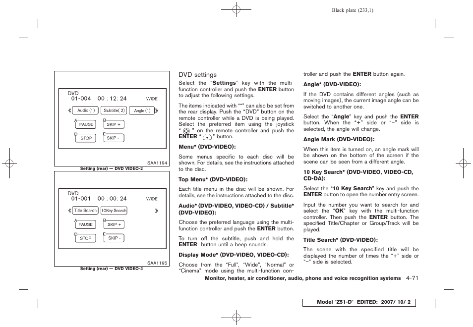 NISSAN 2009 Murano User Manual | Page 235 / 443