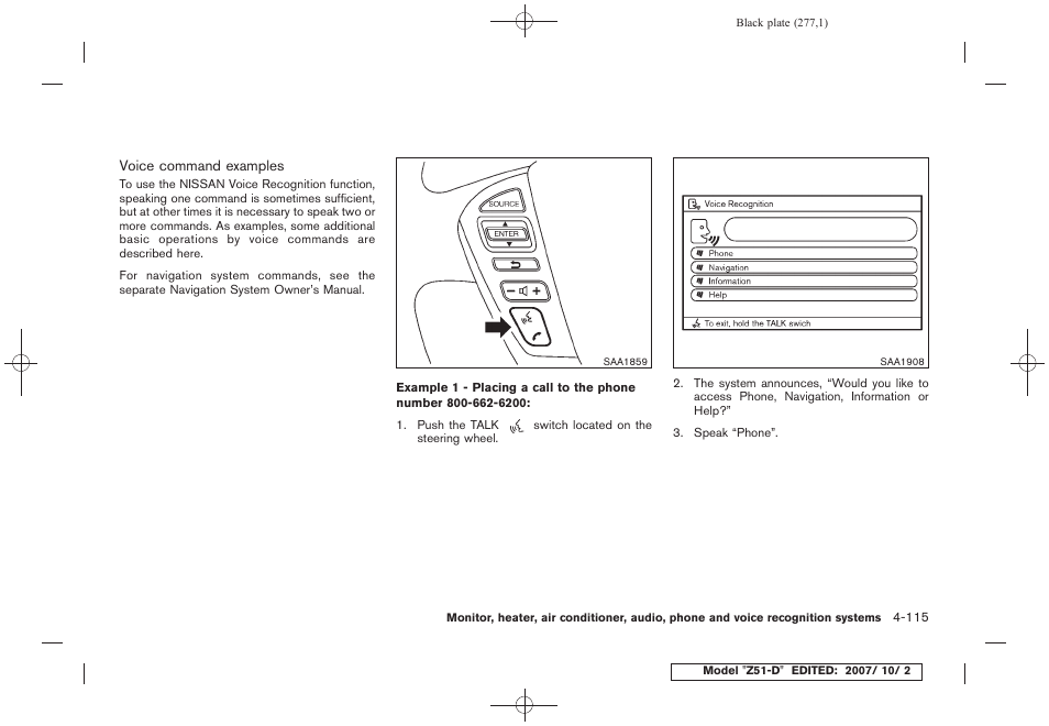 NISSAN 2009 Murano User Manual | Page 279 / 443