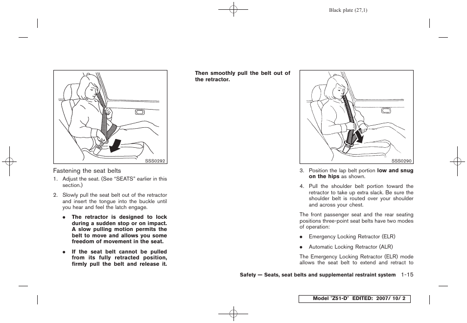 NISSAN 2009 Murano User Manual | Page 29 / 443