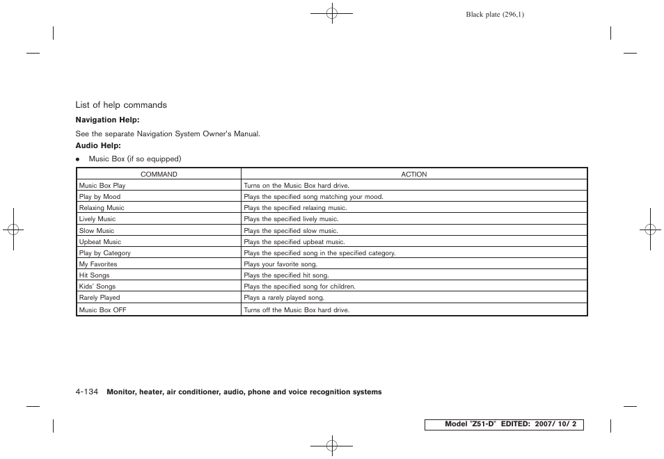 NISSAN 2009 Murano User Manual | Page 298 / 443