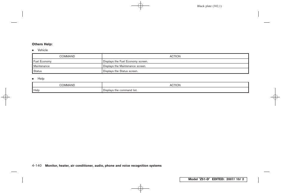 NISSAN 2009 Murano User Manual | Page 304 / 443