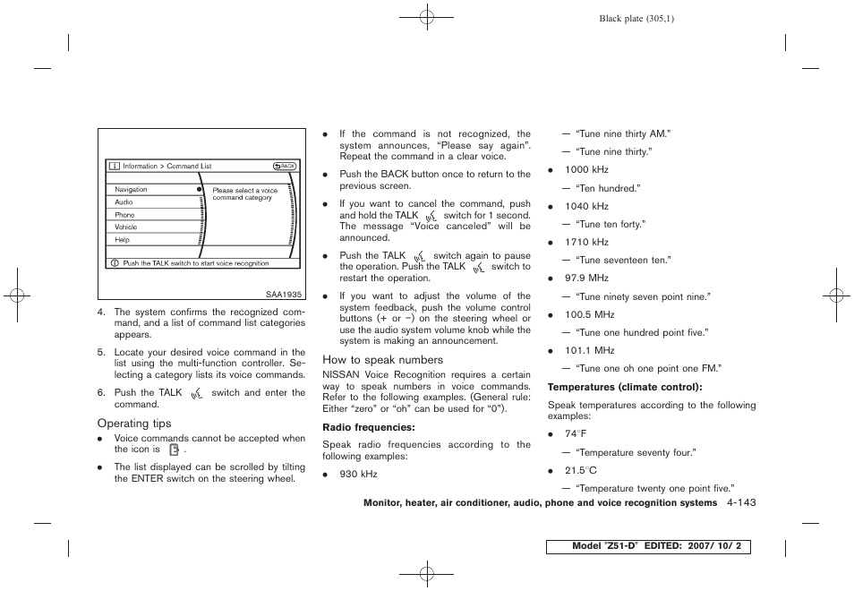 NISSAN 2009 Murano User Manual | Page 307 / 443