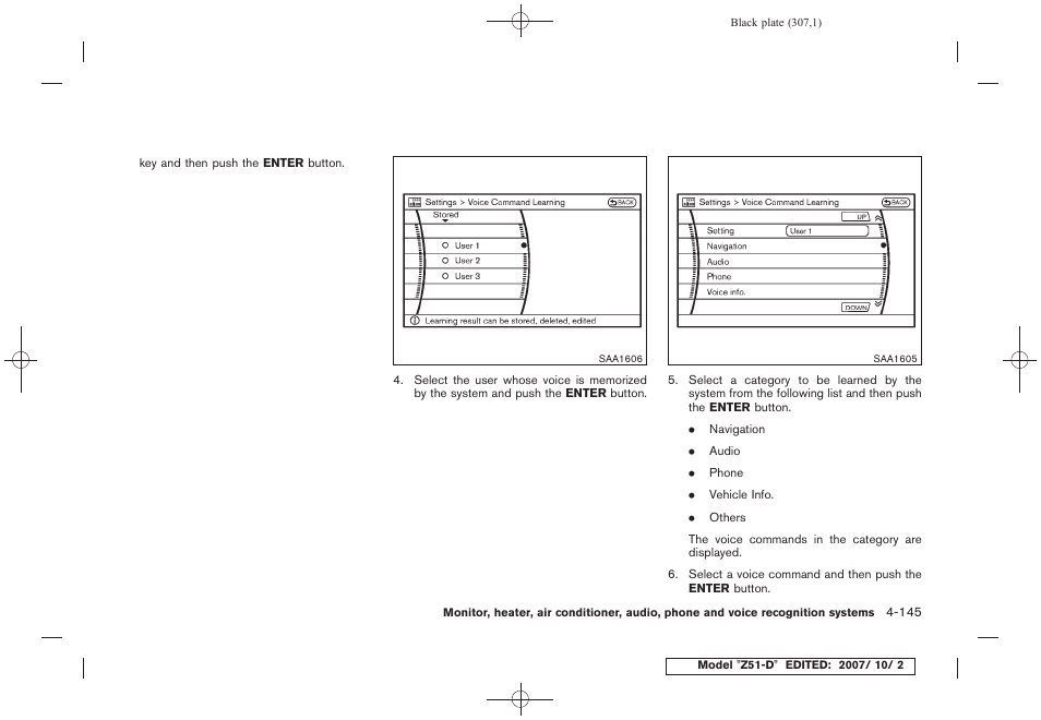 NISSAN 2009 Murano User Manual | Page 309 / 443