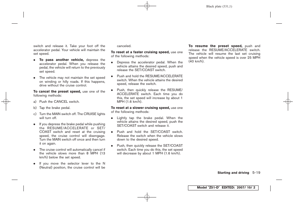 NISSAN 2009 Murano User Manual | Page 331 / 443