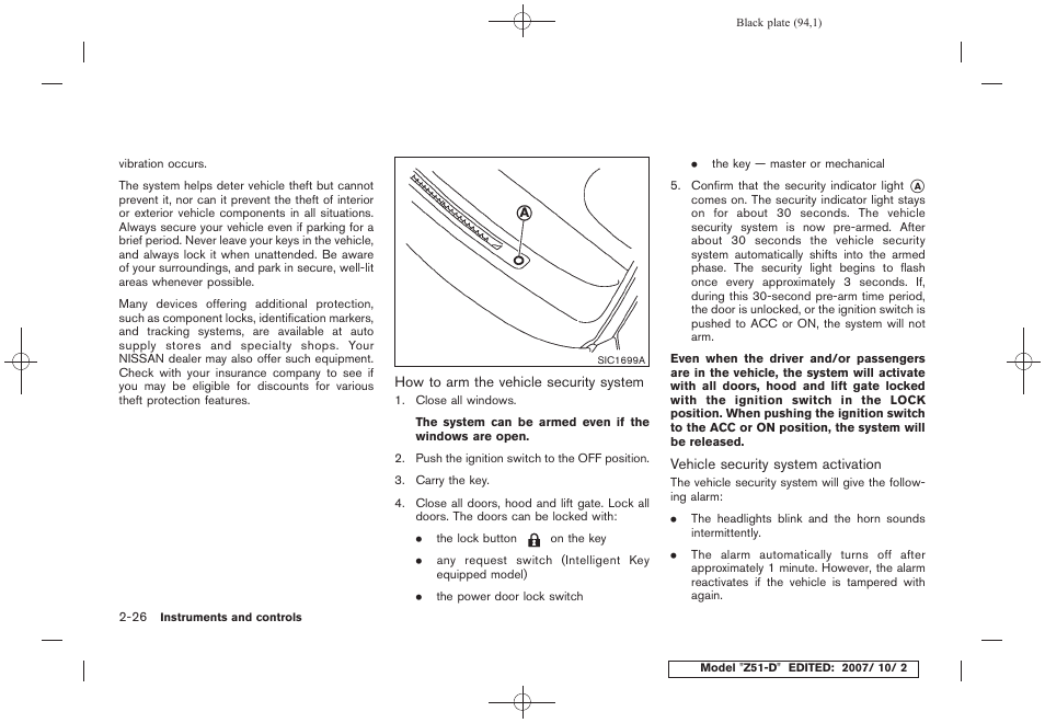 NISSAN 2009 Murano User Manual | Page 96 / 443