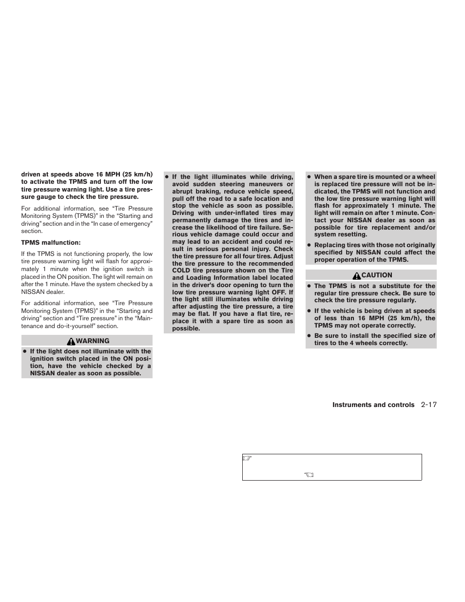 NISSAN 2009 Frontier User Manual | Page 105 / 366