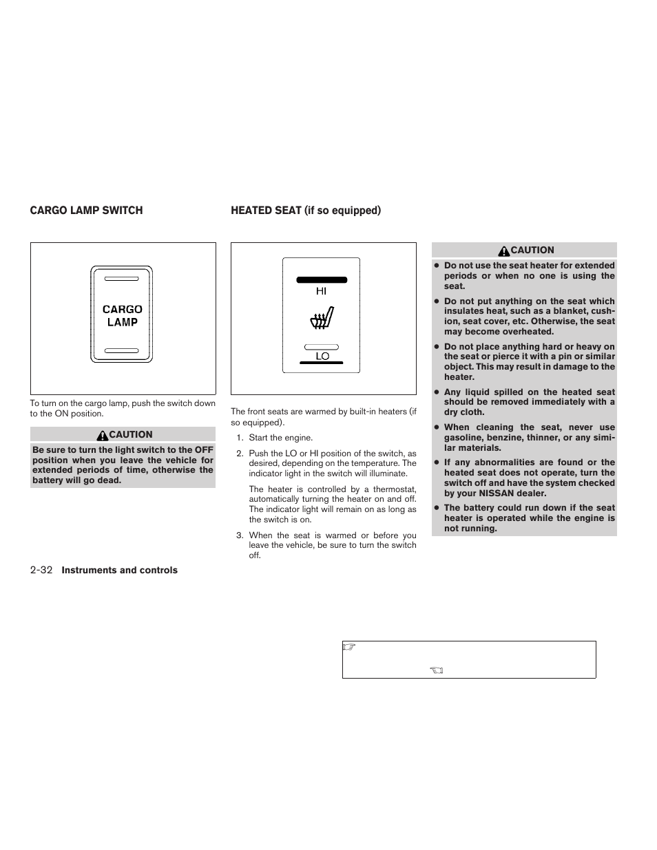 NISSAN 2009 Frontier User Manual | Page 120 / 366