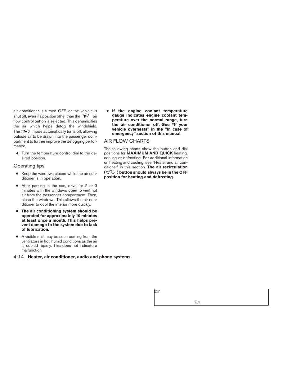Air flow charts -14 | NISSAN 2009 Frontier User Manual | Page 174 / 366
